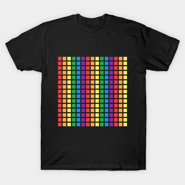 Pride Blocks T-Shirt by NeonSunset